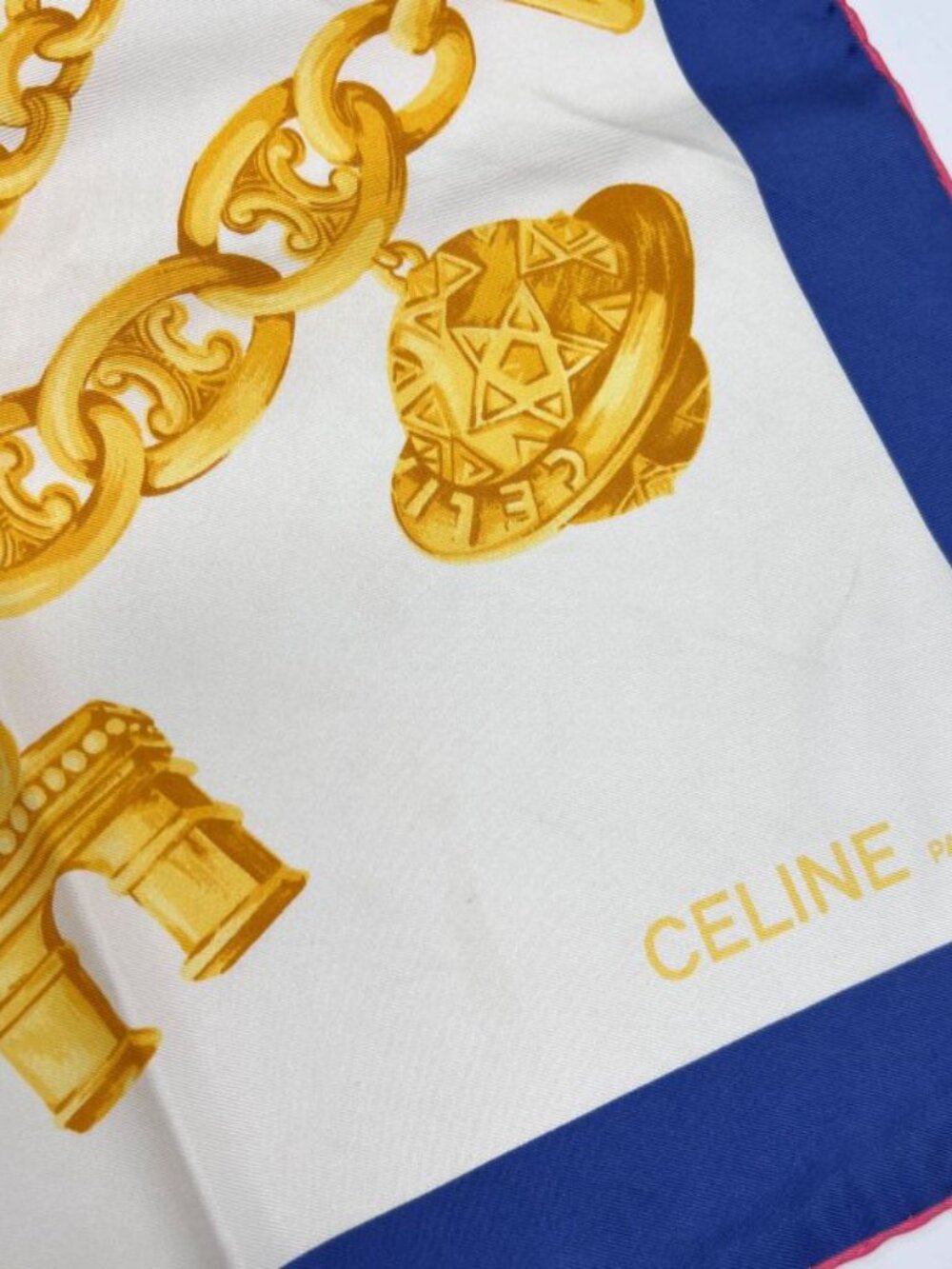 Celine Scarf Silk Multicolor Vintage - Picture 13 of 16